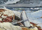 Winslow Homer After the Tornado, Bahamas oil